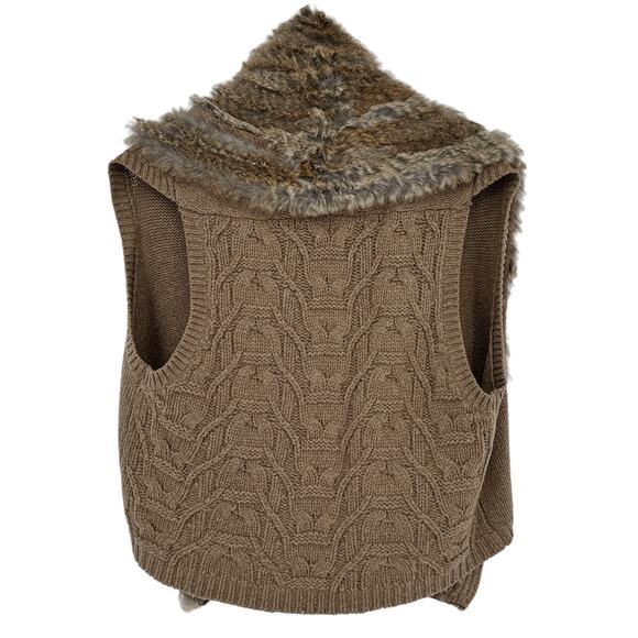 MARC by MARC JACOBS Alice Wool Rabbit Fur Vest XS/S - Picture 2 of 10